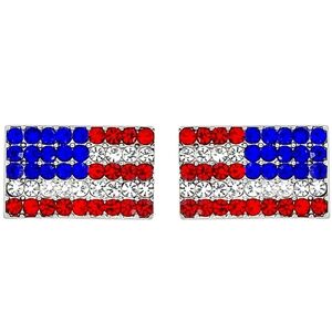 Patriotic Flag Pierced Earrings Memorial Day, July 4th, Labor Day and more..